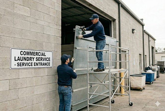 Commercial garage door repair Lakeland