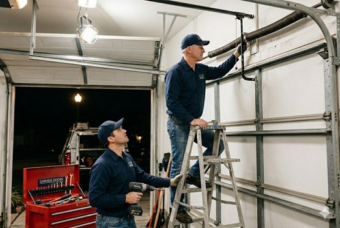 24/7 emergency garage door repair Lakeland